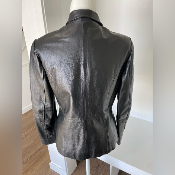 Wilsons Leather Classic Black Jacket Women’s Size Medium - Picture 3 of 5